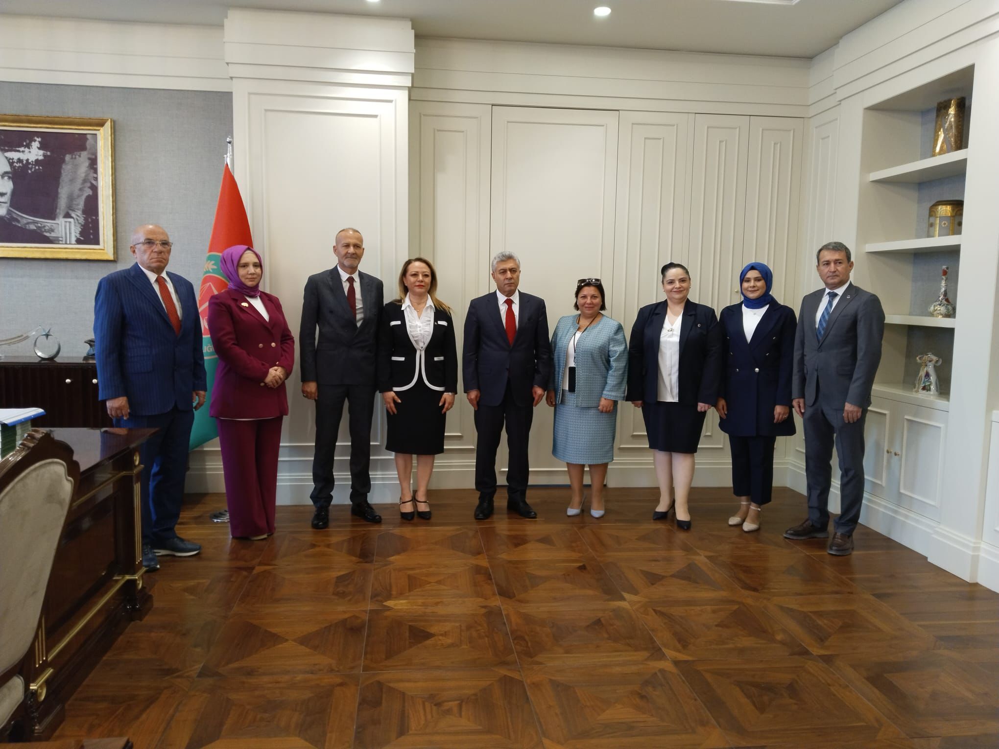 ASATUF HEYETİ YARGITAY CUMHURİYET BAŞSAVCILIĞINI ZİYARET ETTİLER