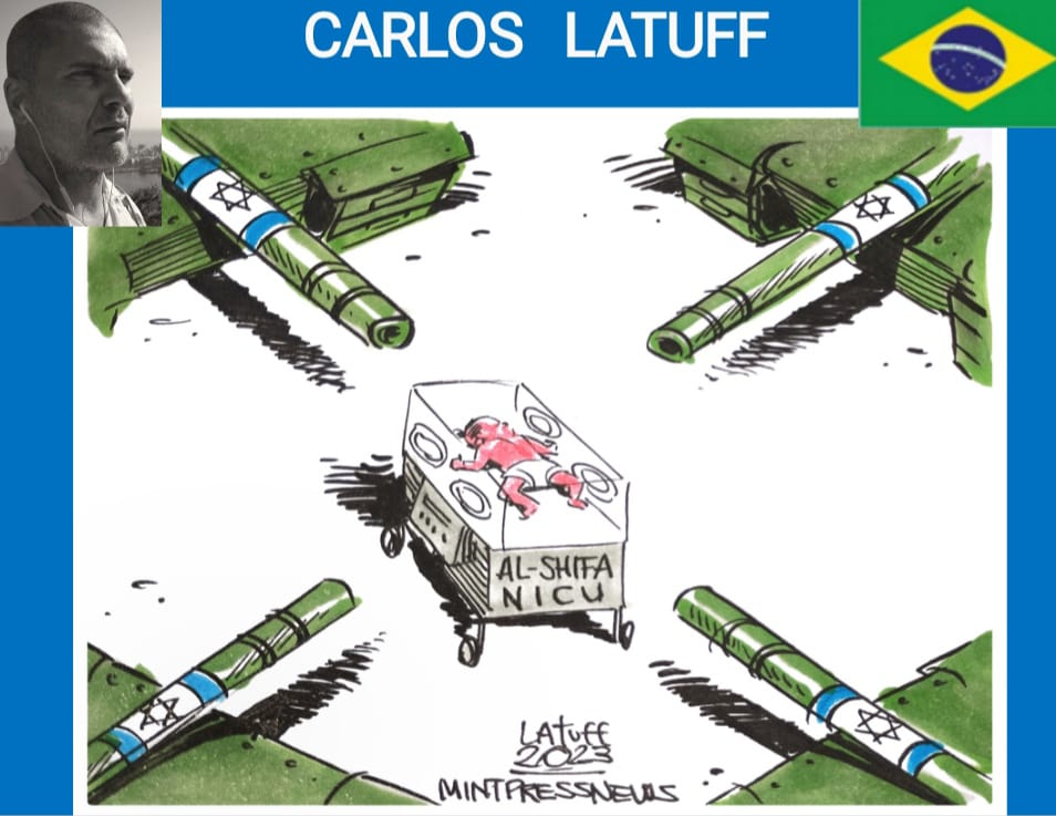 GAZZE'DE SOYKIRIM KARİKATÜRÜSTLERİN ÇİZİMLERİYLE CUMHA AJANSINDA