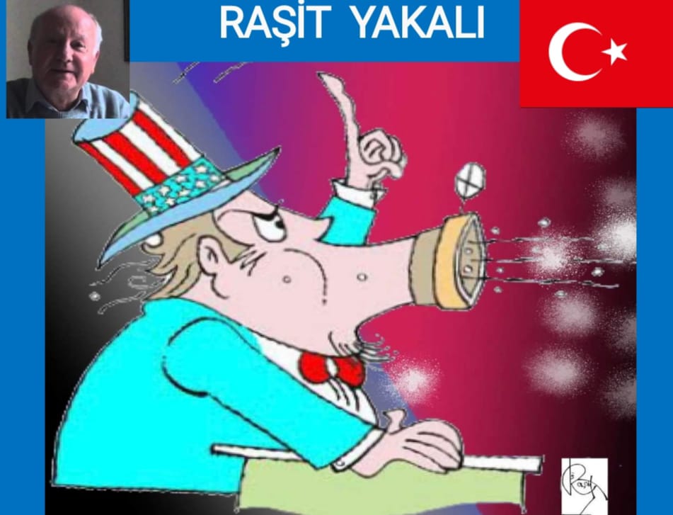 DÜNYACA TANINAN TÜRK KARİKATÜRİSTİN GAZZE SAVAŞ KARİKATÜRÜ BAŞKENT POSTASI GAZETESİNDE