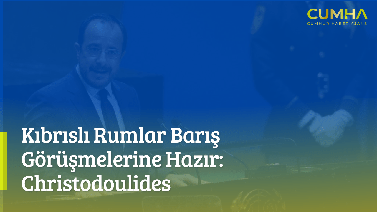 Kıbrıslı Rumlar Barış Görüşmelerine Hazır: Christodoulides