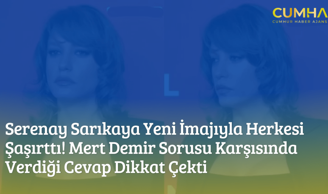 Ünlü oyuncu Serenay Sarıkaya,