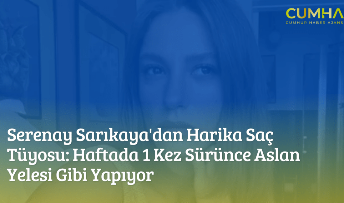 Ünlü oyuncu Serenay Sarıkaya,