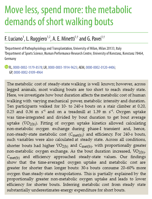 Kısa Yürüyüşler, Uzun Süreli Yürüyüşlerden Daha Fazla Kalori Yaktırıyor