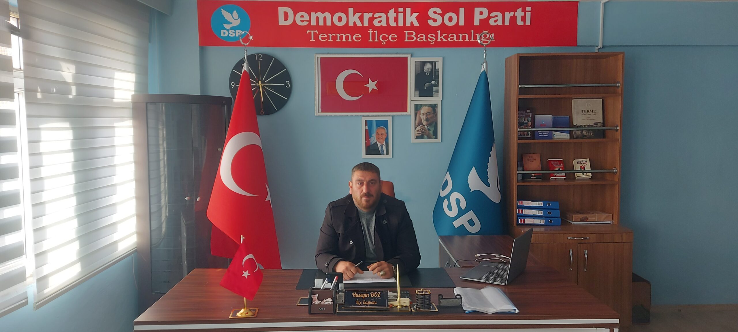 DSP Terme İlçe Başkanı Hüseyin Boz’dan 19 Ekim Muhtarlar Günü Mesajı