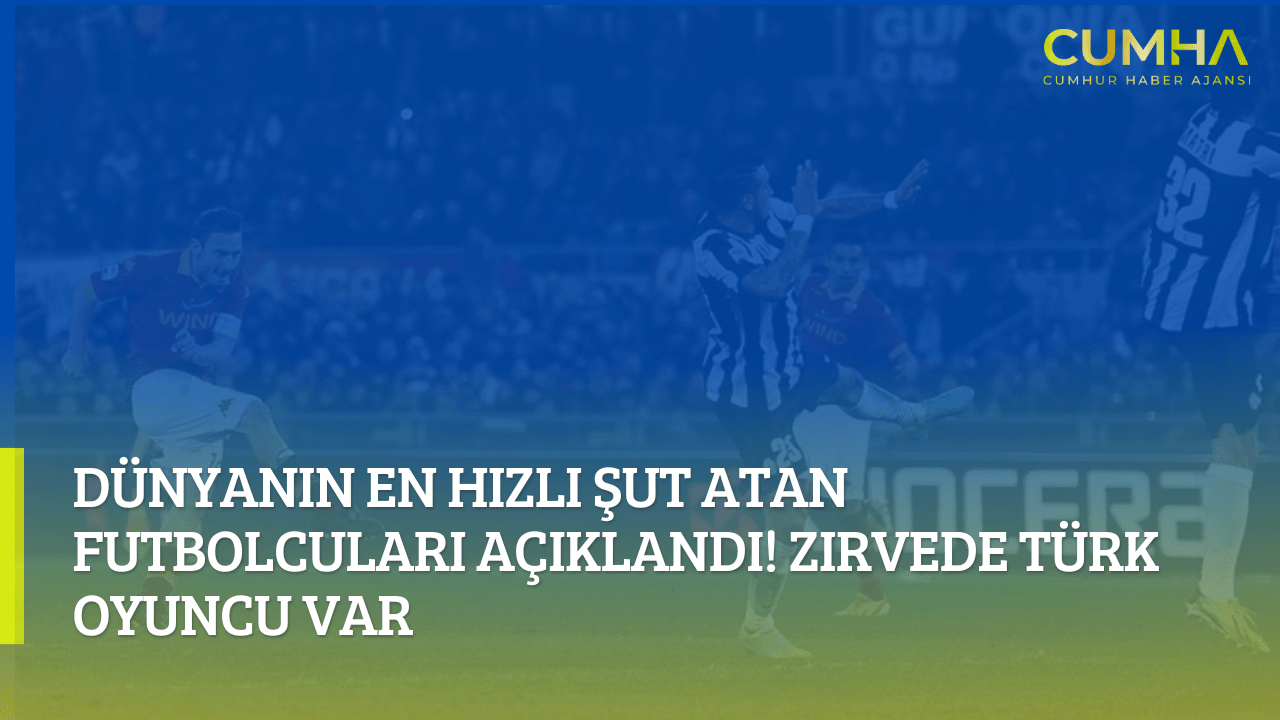 Dünyanın En Hızlı Şut Atan Futbolcuları Açıklandı! Zirvede Türk Oyuncu Var
