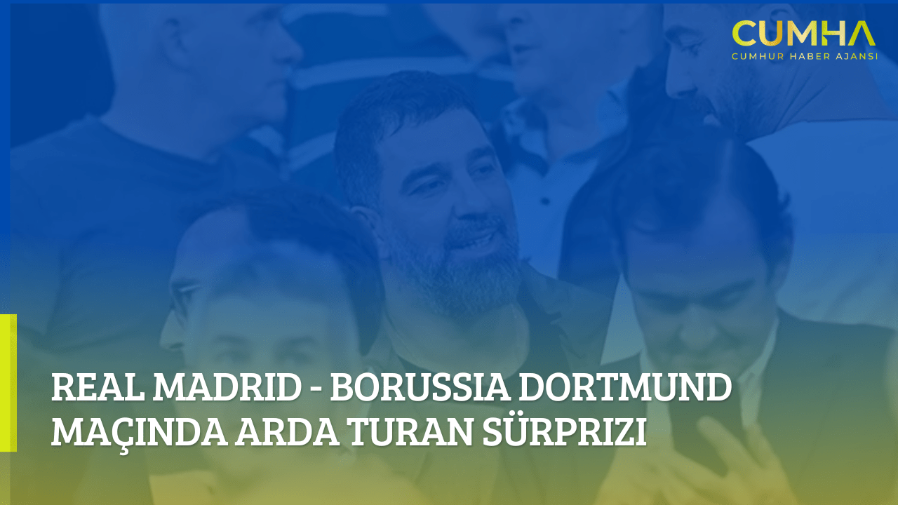 Real Madrid - Borussia Dortmund Maçında Arda Turan Sürprizi