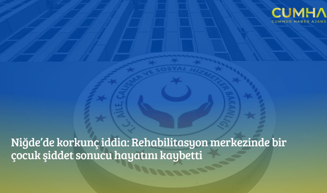 Niğde'de bir rehabilitasyon merkezinde