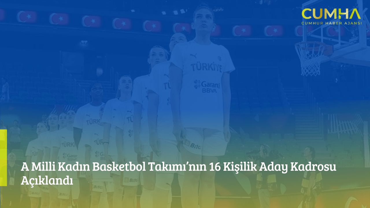 A Milli Kadın Basketbol Takımı’nın 16 Kişilik Aday Kadrosu Açıklandı