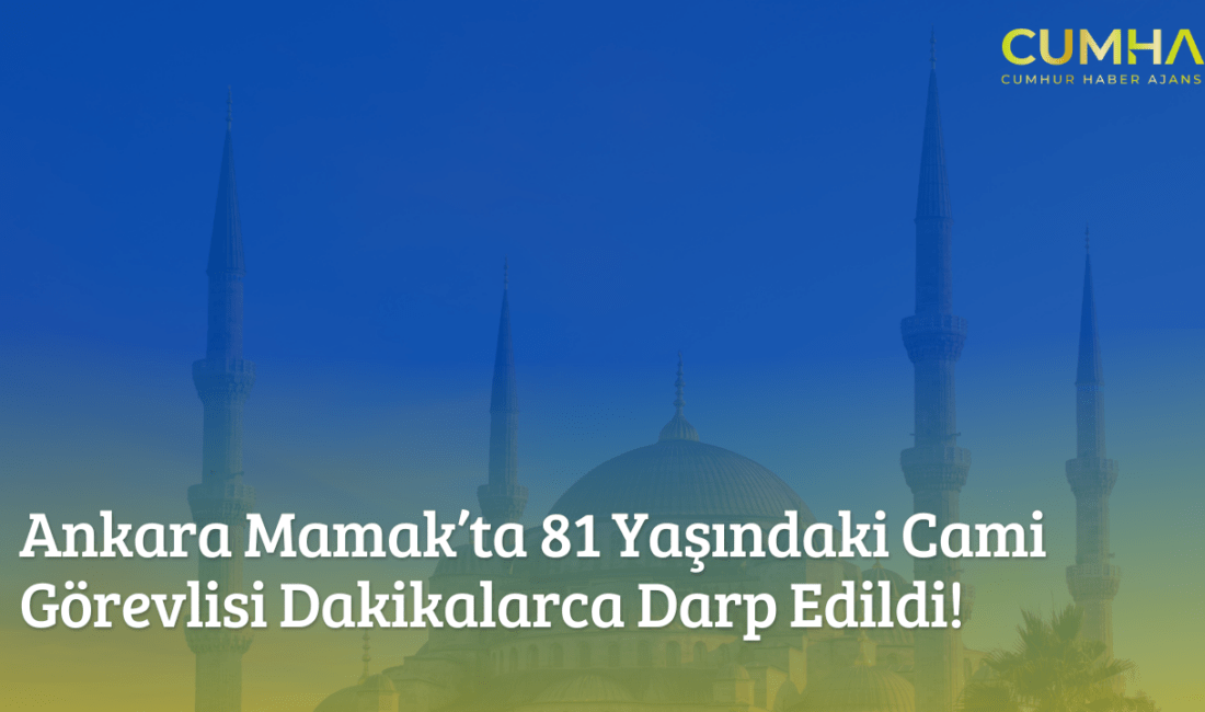 Mamak'taki Fazilet Camii’nde gönüllü