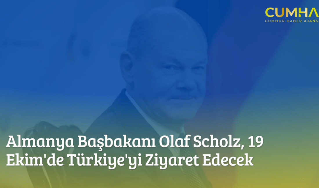 Başbakan Scholz, 19 Ekim'de