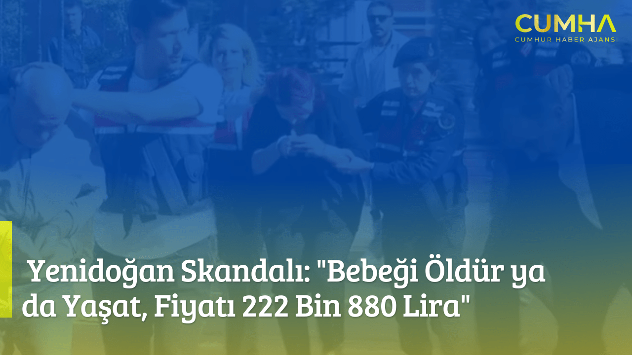 Yenidoğan Skandalı: "Bebeği Öldür ya da Yaşat, Fiyatı 222 Bin 880 Lira"