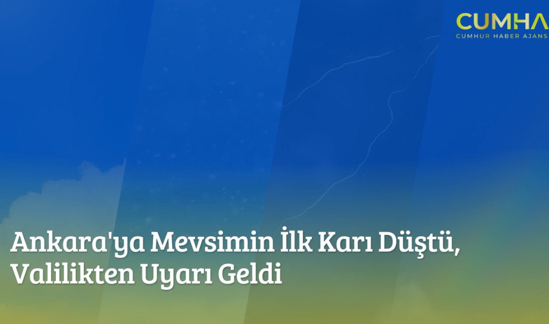 Ankara’da yüksek kesimlerde mevsimin