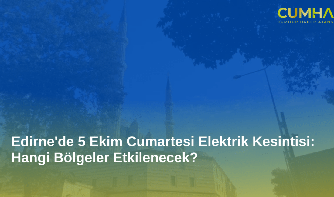 TREDAŞ, 5 Ekim Cumartesi