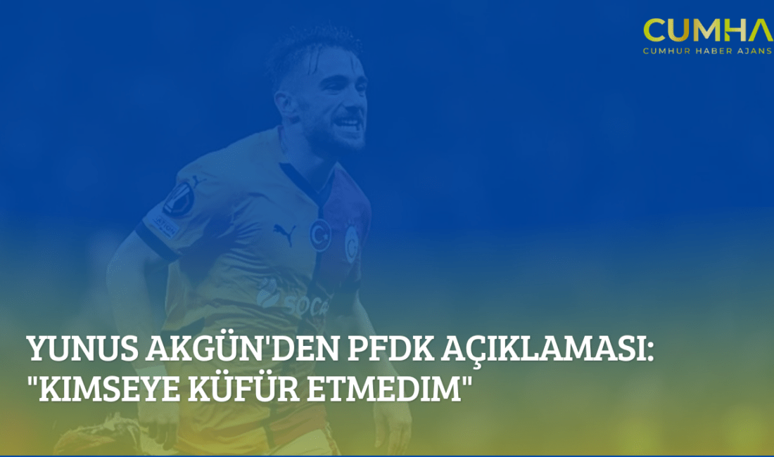 Galatasaraylı futbolcu Yunus Akgün,