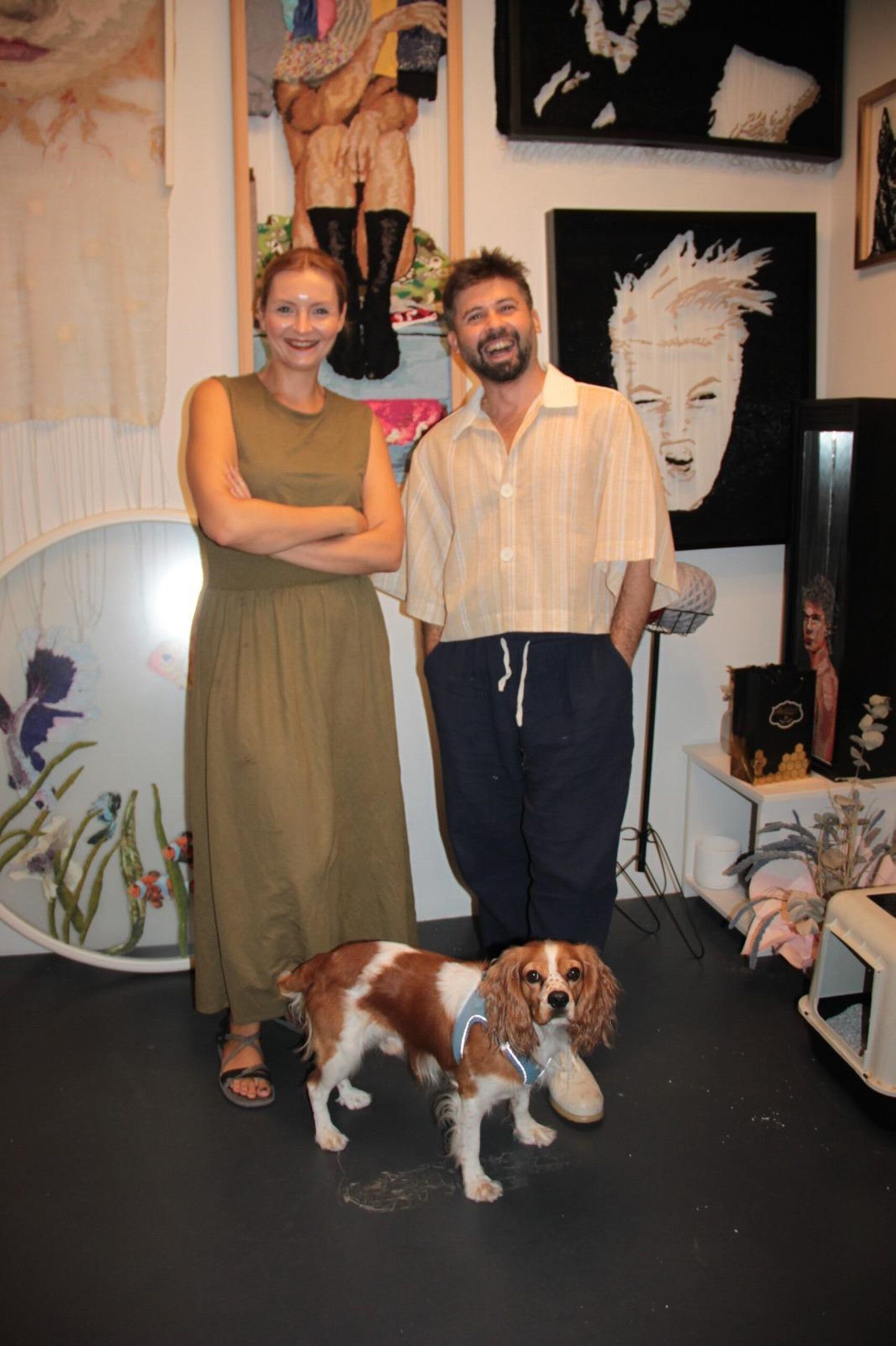 FIRAT NEZİROĞLU EYLÜL AŞKIN’I ATÖLYESİNDE AĞIRLADI