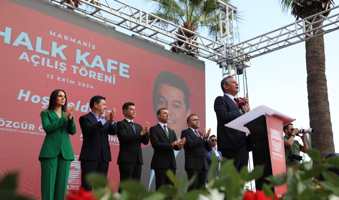 Miting havasında geçen açılışa