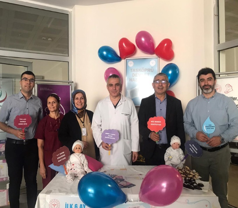 EMZİRME HAFTASI TAŞKÖPRÜ DEVLET HASTANESİNDE DÜZENLENEN ETKİNLİKLE KUTLANDI