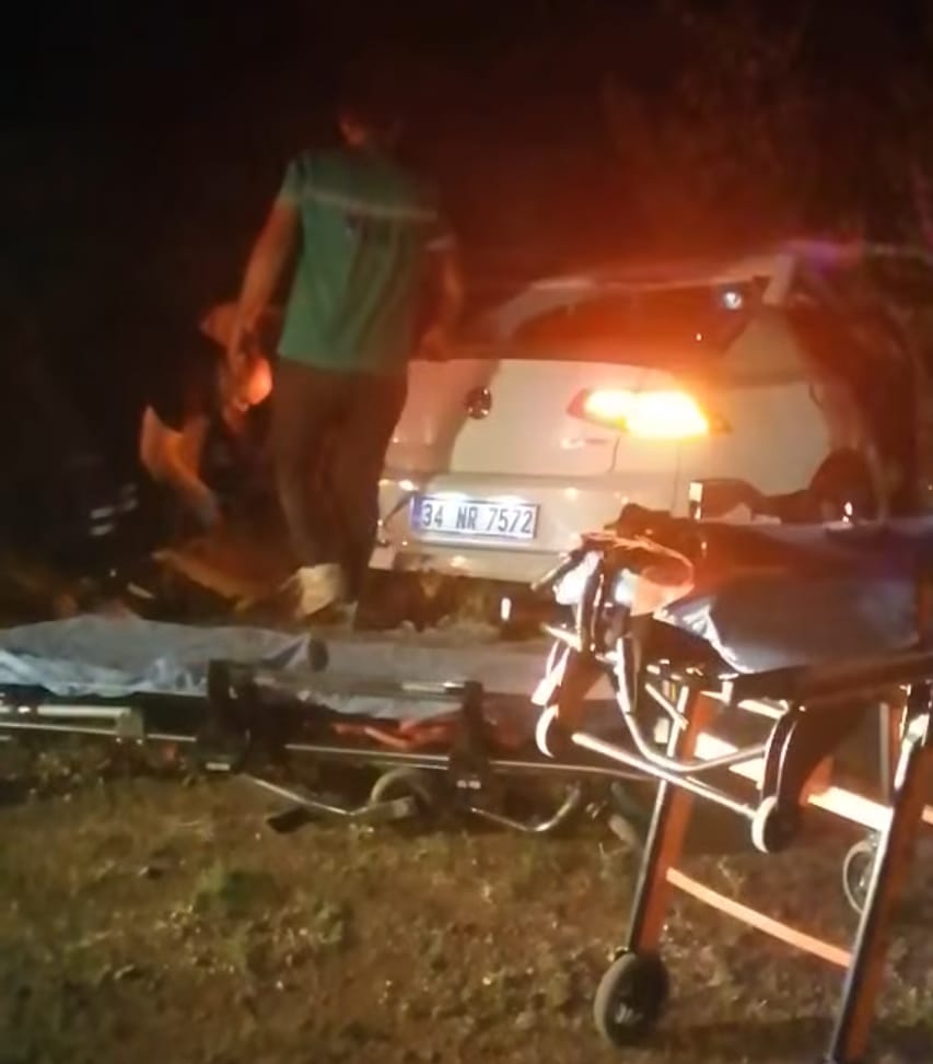 Nallıhan da Trafik Kazası 1 Ölü 4 Yaralı