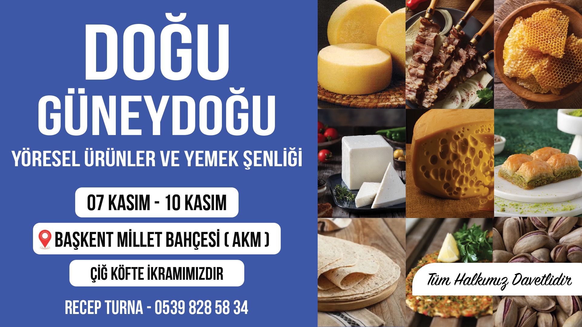 Başkent Millet Bahçesinde Doğu ve Güneydoğu Lezzet Şöleni Başlıyor!