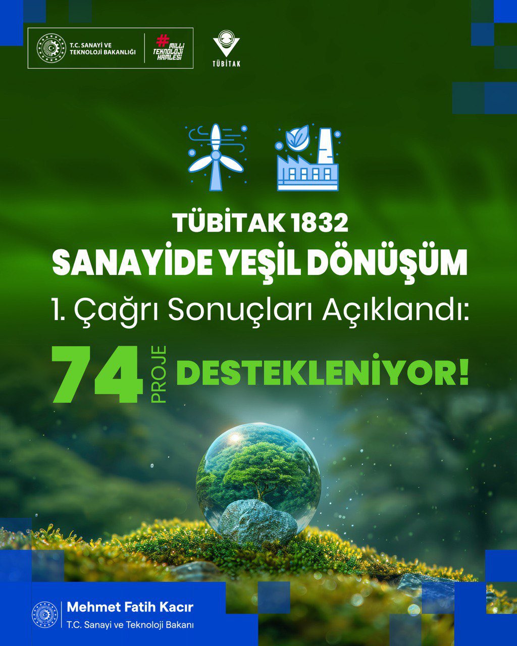 Türkiye Yeşil Sanayi Projesi Kapsamında 175 Milyon Dolarlık Destek