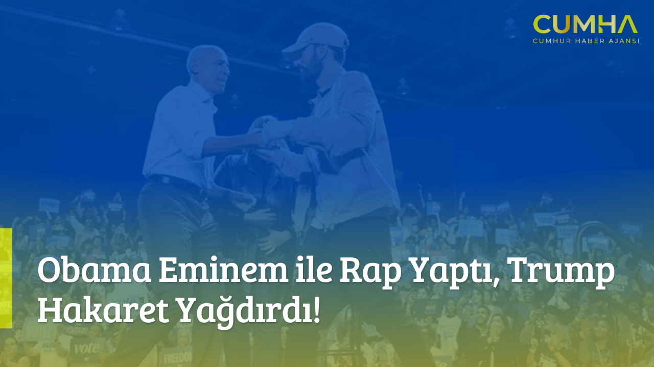 Obama Eminem ile Rap Yaptı, Trump Hakaret Yağdırdı!