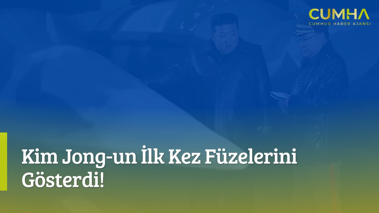 Kim Jong-un İlk Kez Füzelerini Gösterdi!