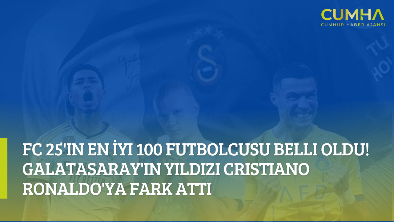 FC 25'in En İyi 100 Futbolcusu Belli Oldu! Galatasaray'ın Yıldızı Cristiano Ronaldo'ya Fark Attı