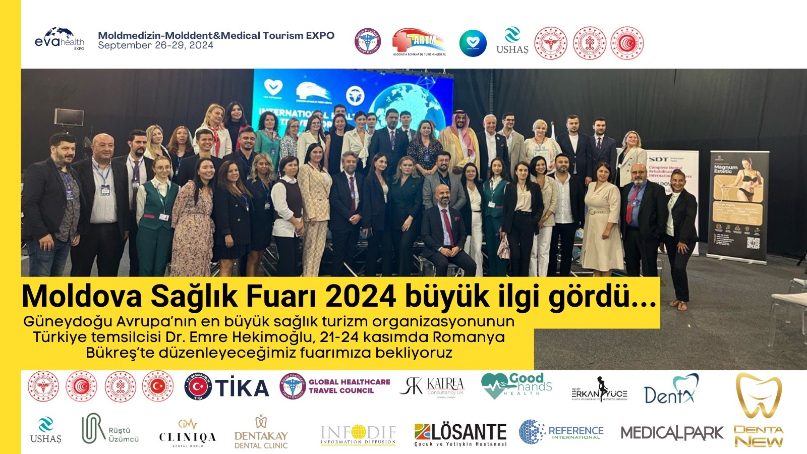 Moldova Sağlık Fuarı 2024 büyük ilgi gördü.