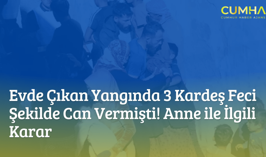 Adana'da çıkan yangında üç