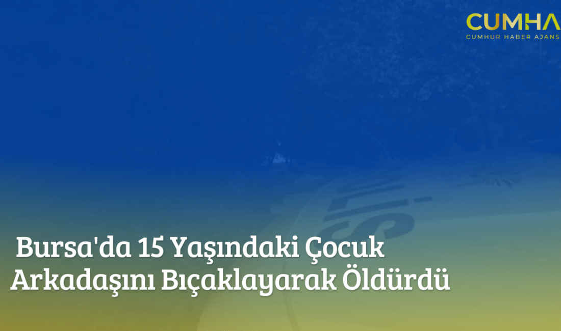 Yıldırım ilçesinde, 15 yaşındaki