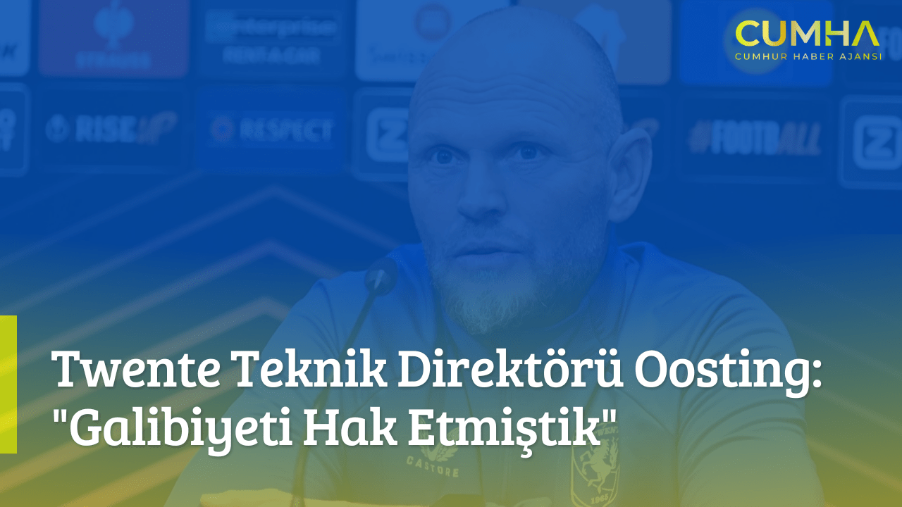 Twente Teknik Direktörü Oosting: "Galibiyeti Hak Etmiştik"
