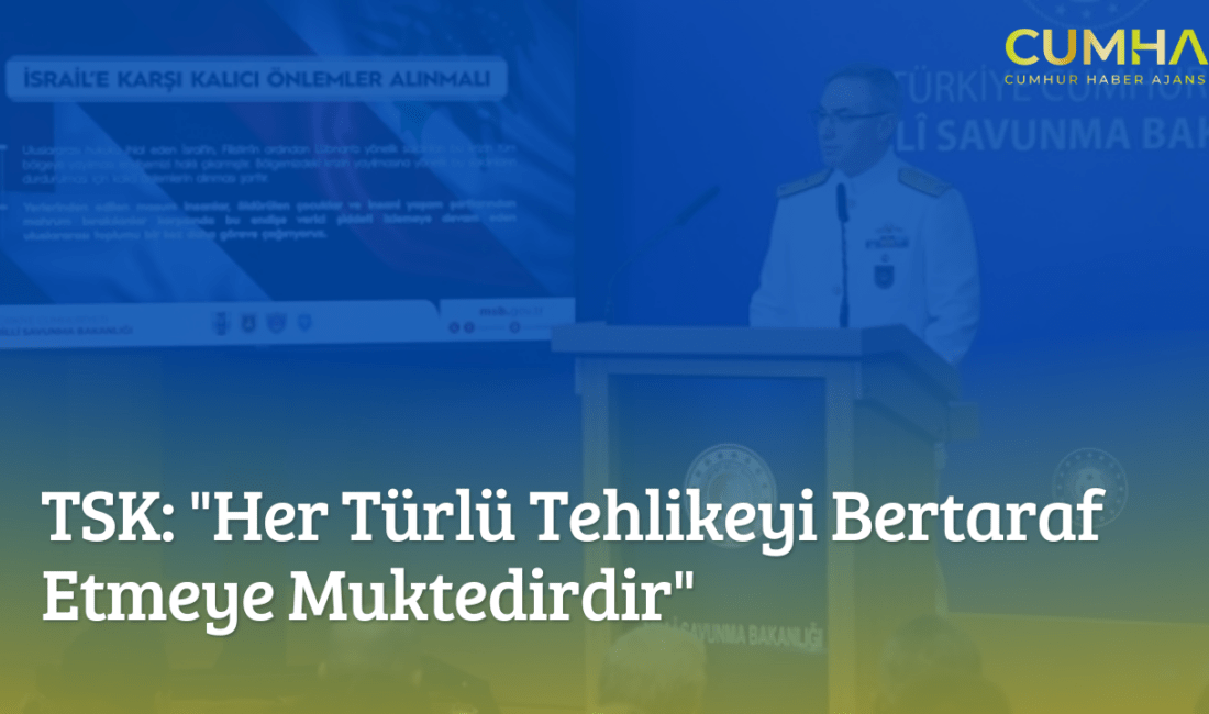 Milli Savunma Bakanlığı, bölgedeki