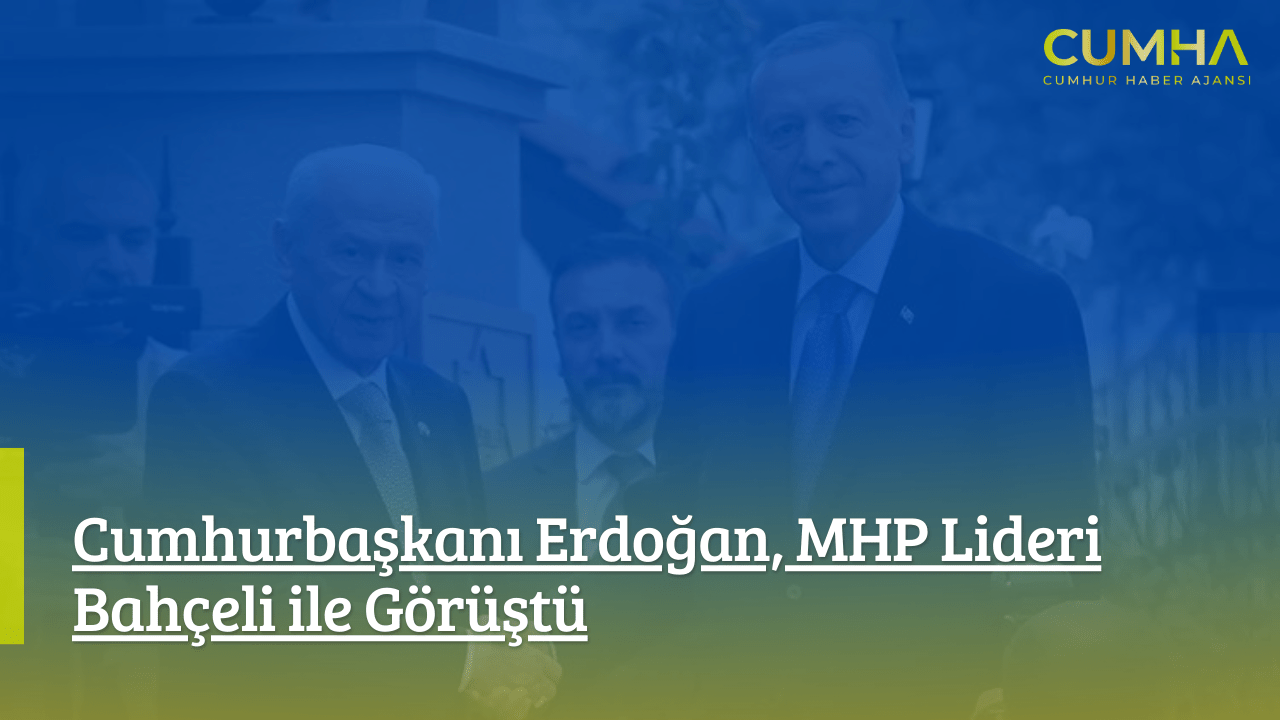 Cumhurbaşkanı Erdoğan, MHP Lideri Bahçeli ile Görüştü