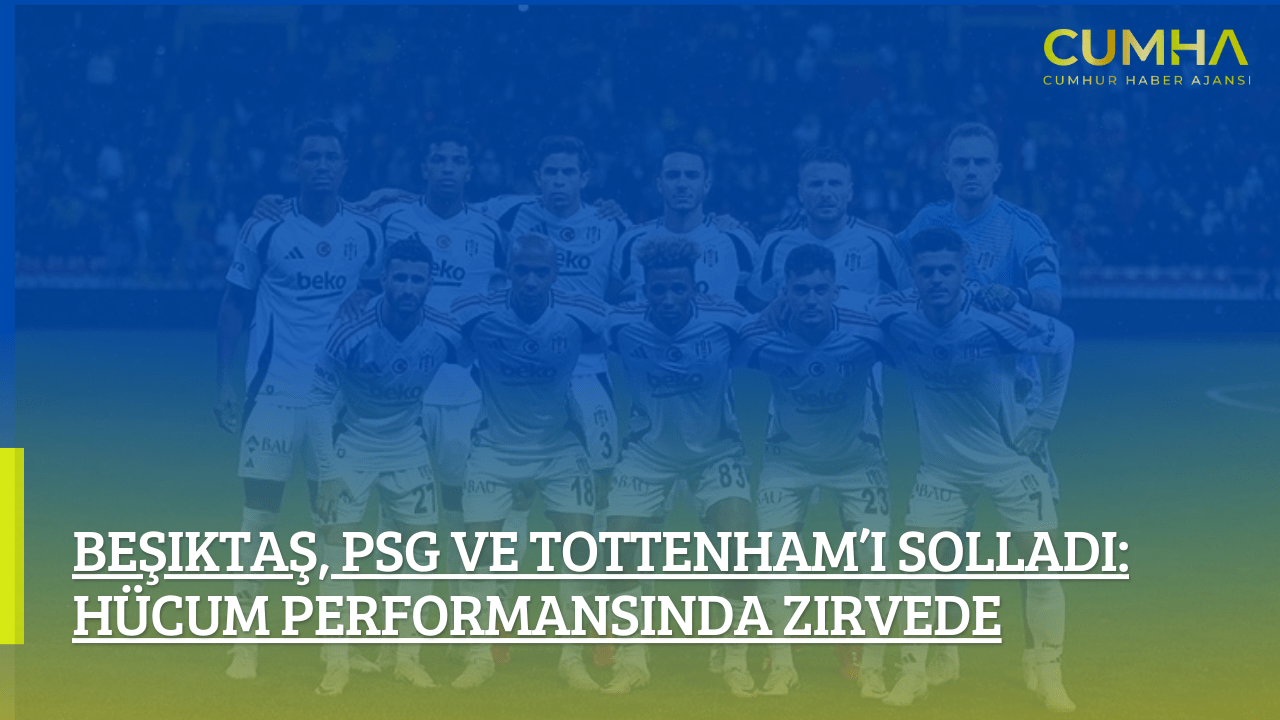 Beşiktaş, PSG ve Tottenham’ı Solladı: Hücum Performansında Zirvede