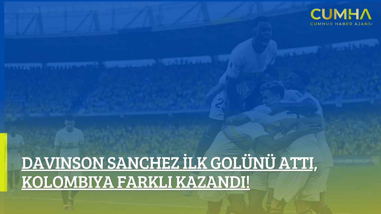 Davinson Sanchez İlk Golünü Attı, Kolombiya Farklı Kazandı!