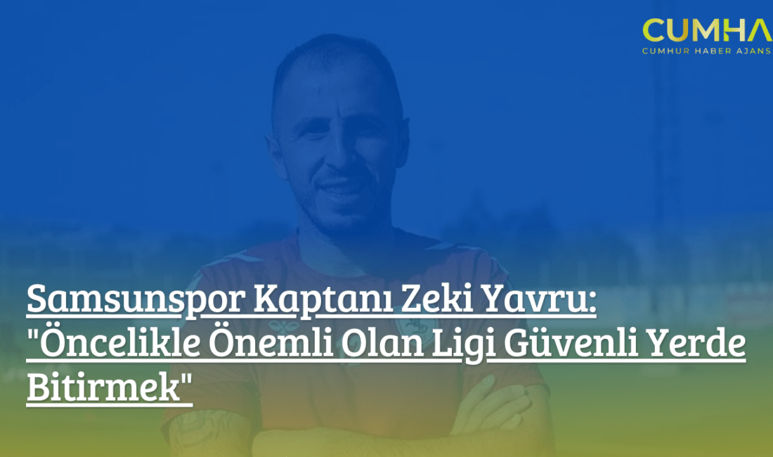 Samsunspor'un kaptanı Zeki Yavru,