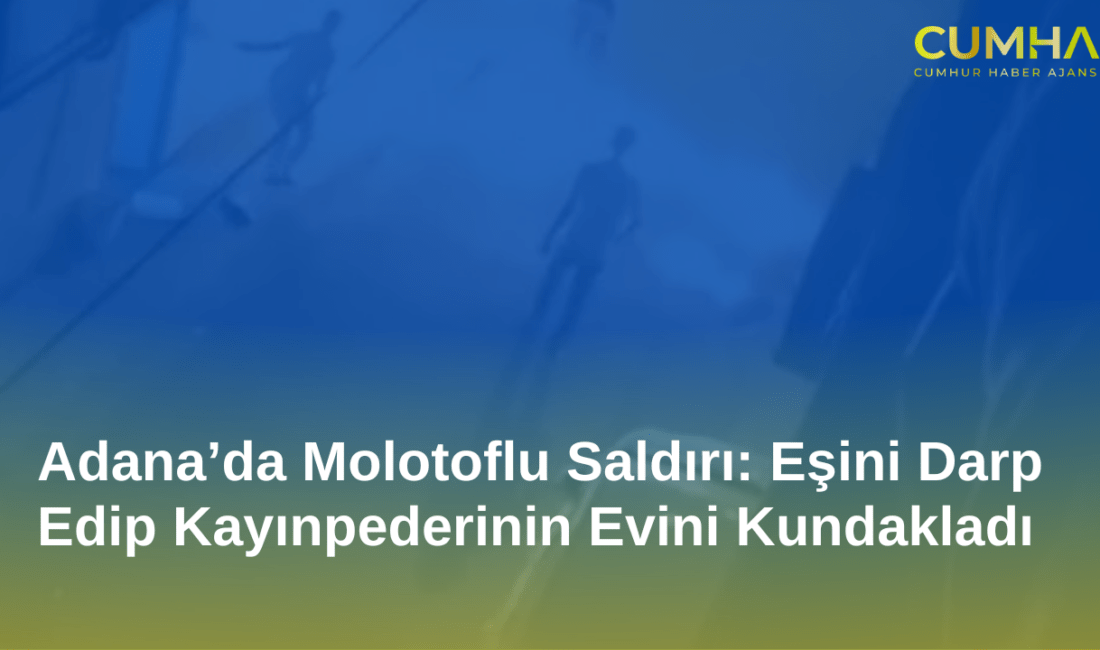 Adana’da eşini darp eden