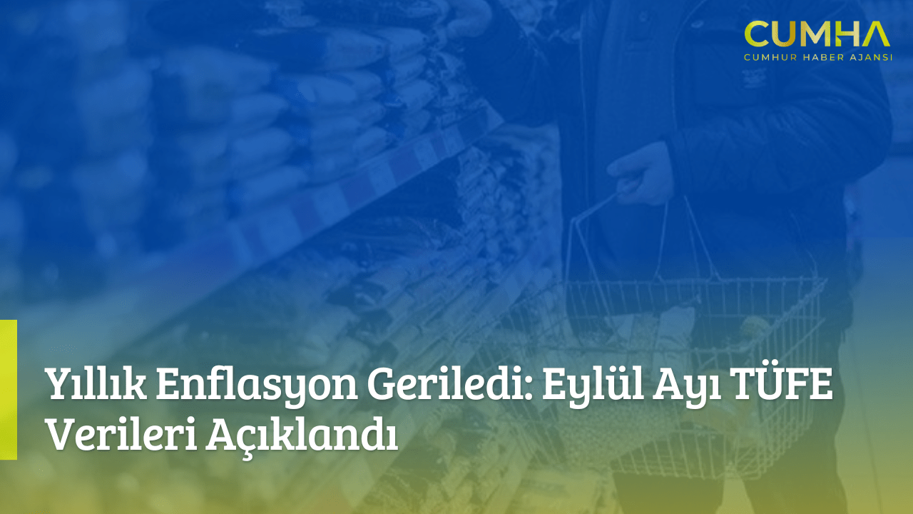 Yıllık Enflasyon Geriledi: Eylül Ayı TÜFE Verileri Açıklandı