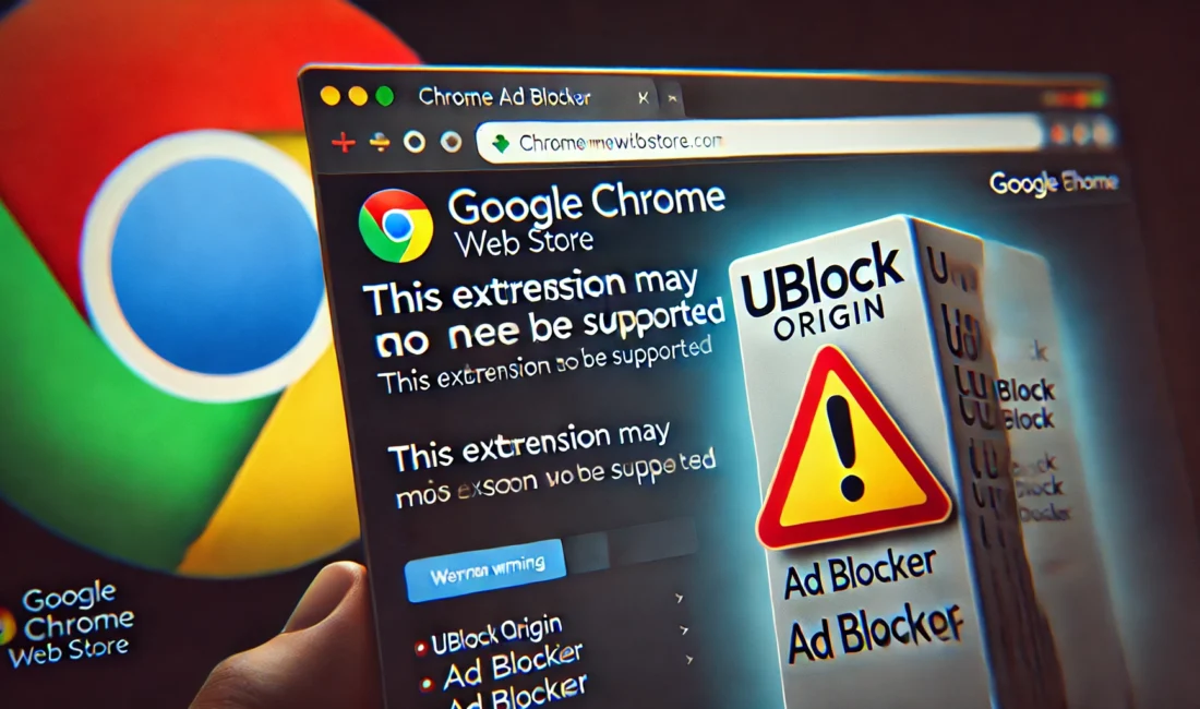 Chrome Web Mağazası, Manifest