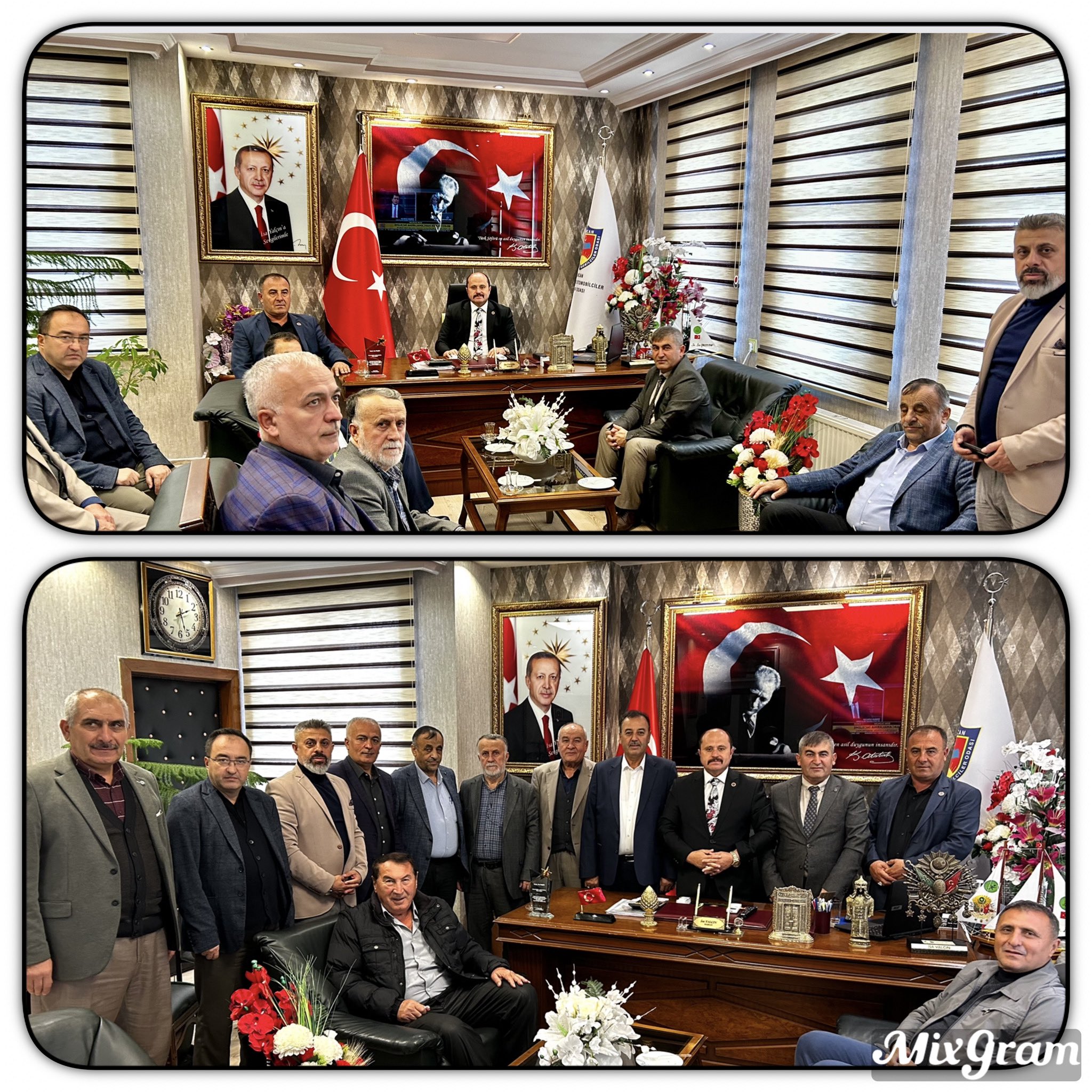 Sincan Çorumlular Derneği'nden Şoförler Odası Başkanı'na Ziyaret