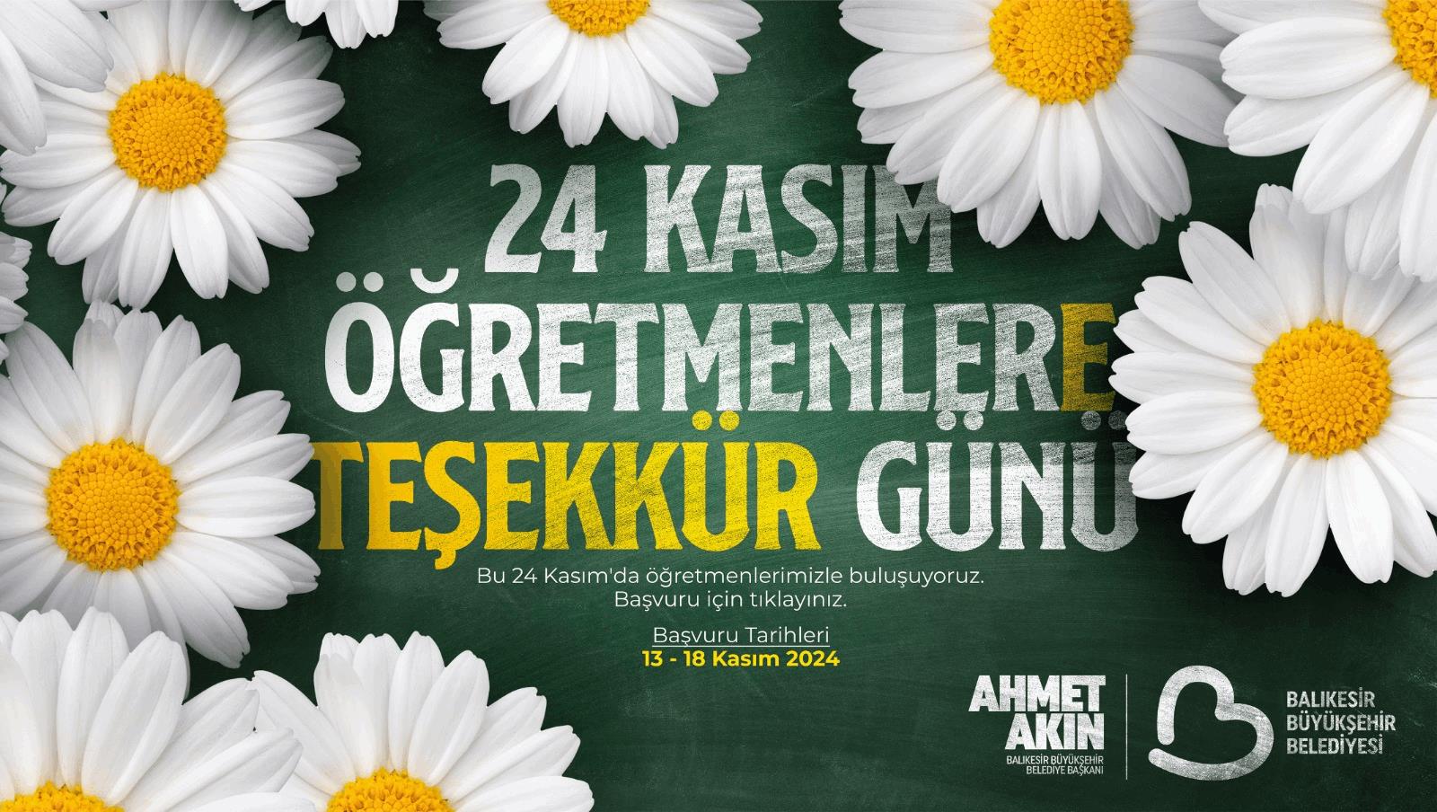 24 Kasım’da Öğretmenlere Teşekkür buluşması  --- Öğrenciler öğretmenleriyle buluşuyor