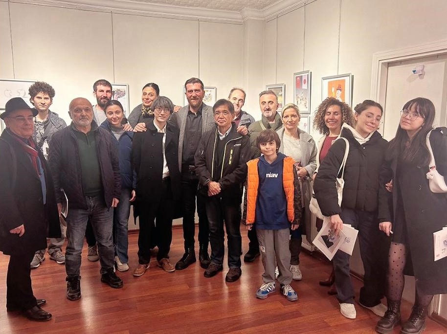 Japonya'dan Karikatürler Sergisi Ankara'da Açıldı