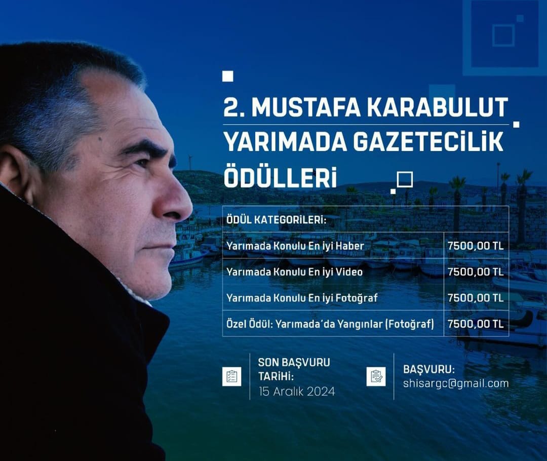 '2. Mustafa Karabulut Yarımada Gazetecilik Ödülleri’ne Başvuru için Son Günler