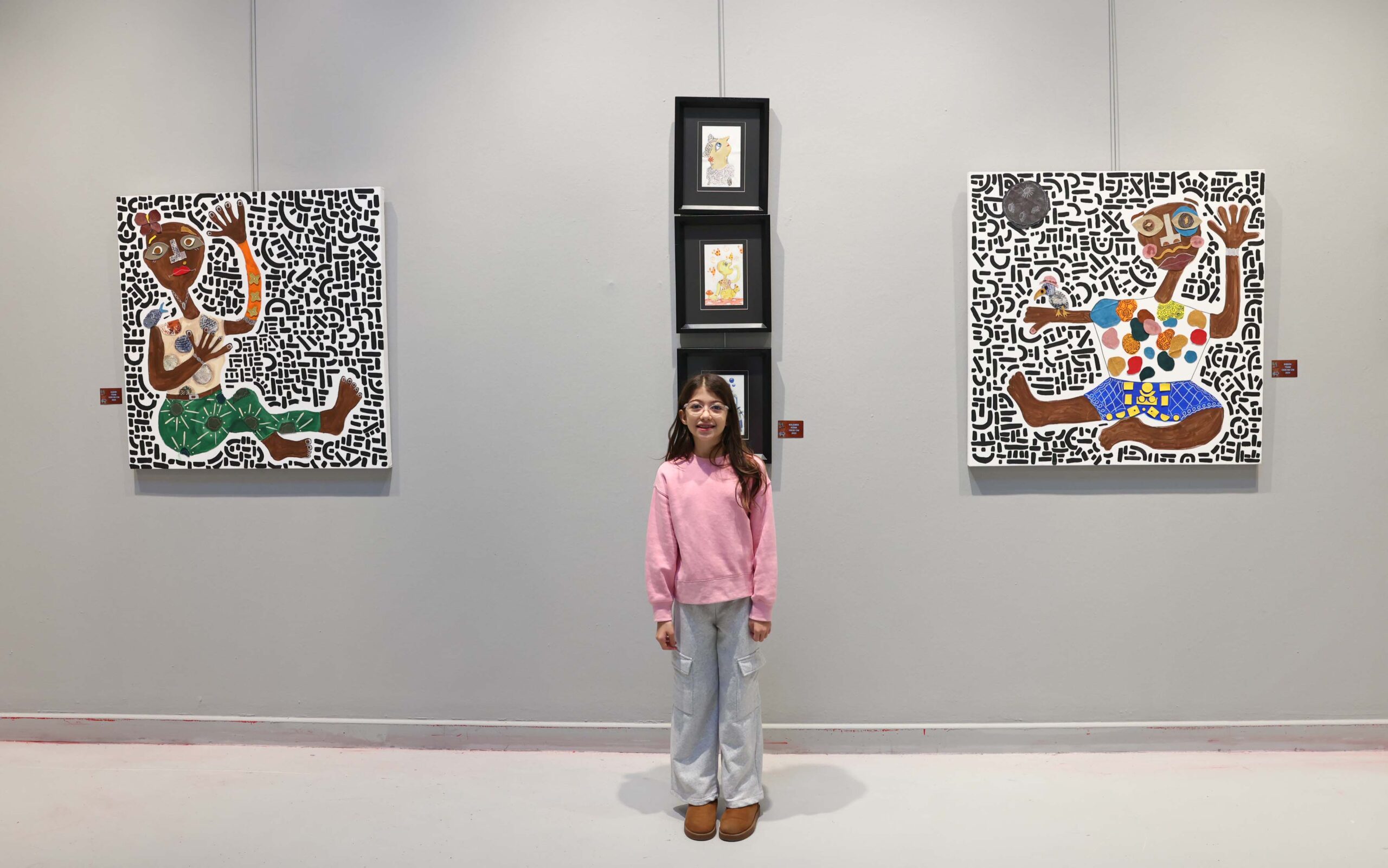 İlk Çocuk Sergisi ÇSM'de Açıldı: Mina Savural