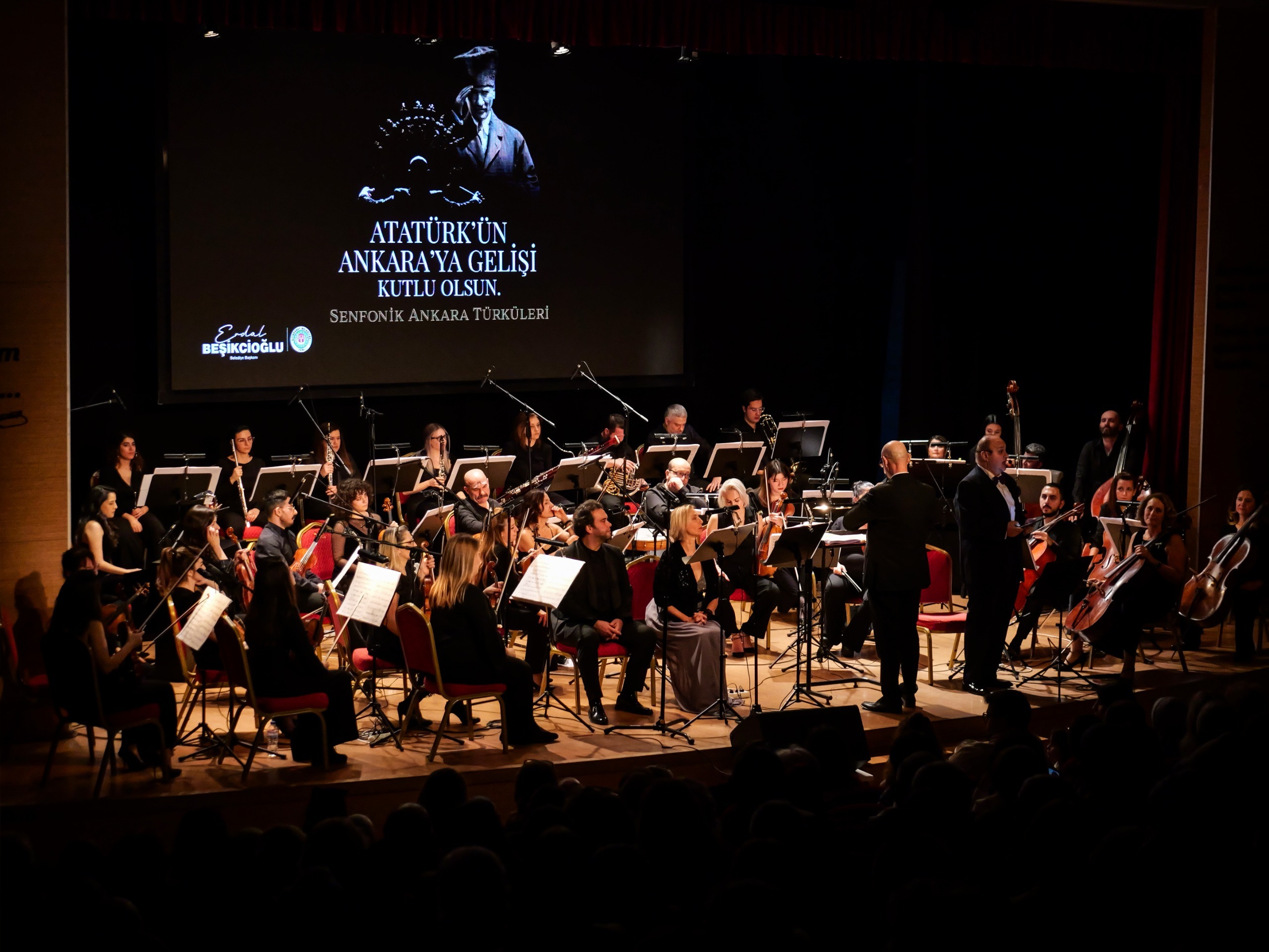Atatürk’ün Ankara’ya Gelişinin 105. Yılı “Senfonik Ankara Türküleri” Konseri ile Kutlandı
