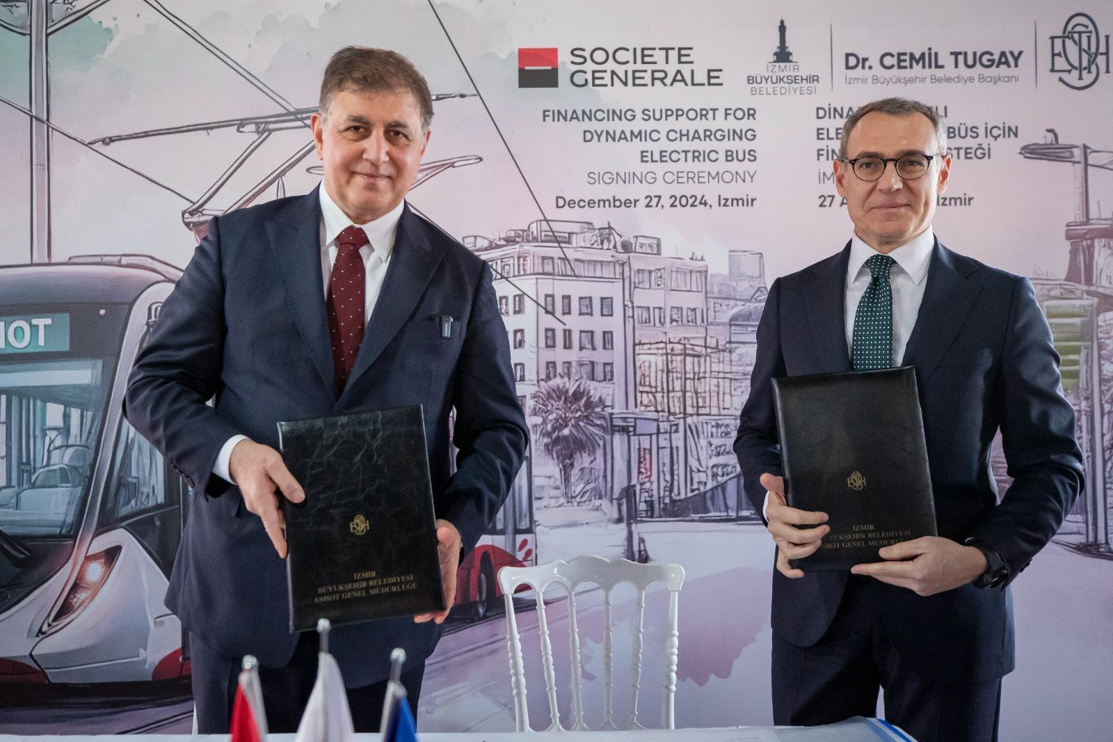 Başkan Tugay, 80 milyon Euro’luk kredi için ilk imzayı attı