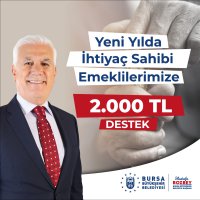 Başkan Bozbey’den emeklilere yeni yıl müjdesi