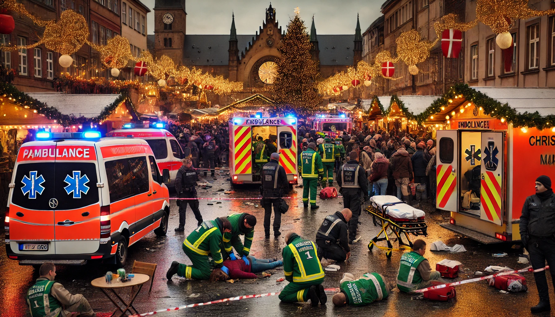 Magdeburg’da Noel Pazarında Feci Olay: Araç Kalabalığın Arasına Daldı