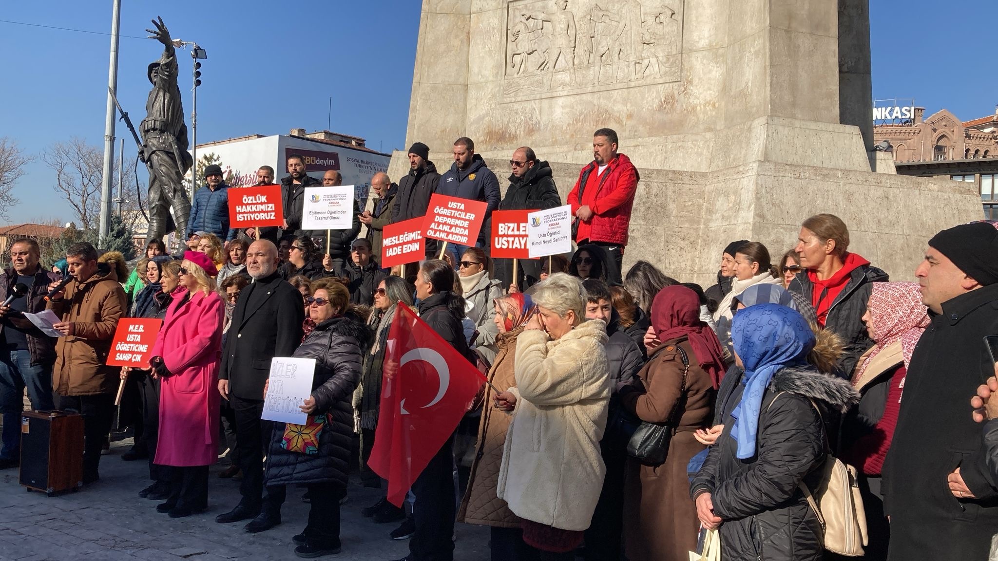 Usta Öğreticilerden Basın Açıklaması: “Eğitimden Tasarruf Olmaz!”