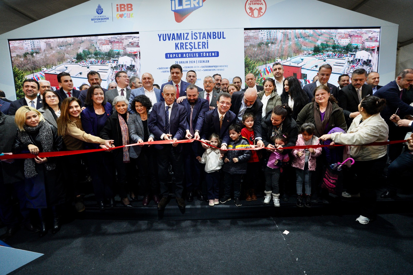 Başkan EKREM İMAMOĞLU, 6 KREŞİN TOPLU AÇILIŞ TÖRENİNDE KONUŞTU